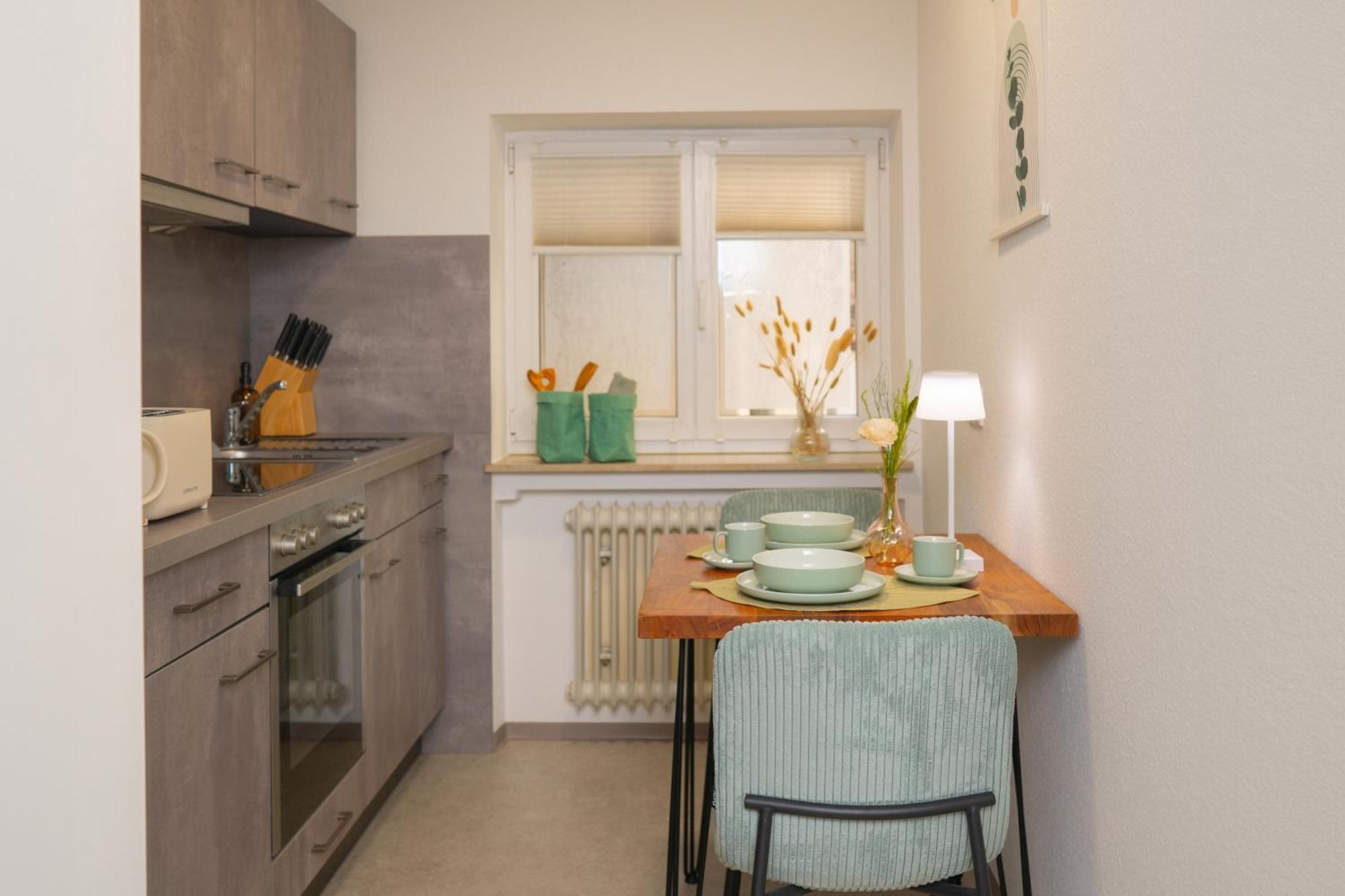 Einzigartiges Scandi Apartment - Innenstadt Mit Parkplatz, Balkon & Wlan - Perfekt Fuer Radfahrer Ридлинген Экстерьер фото